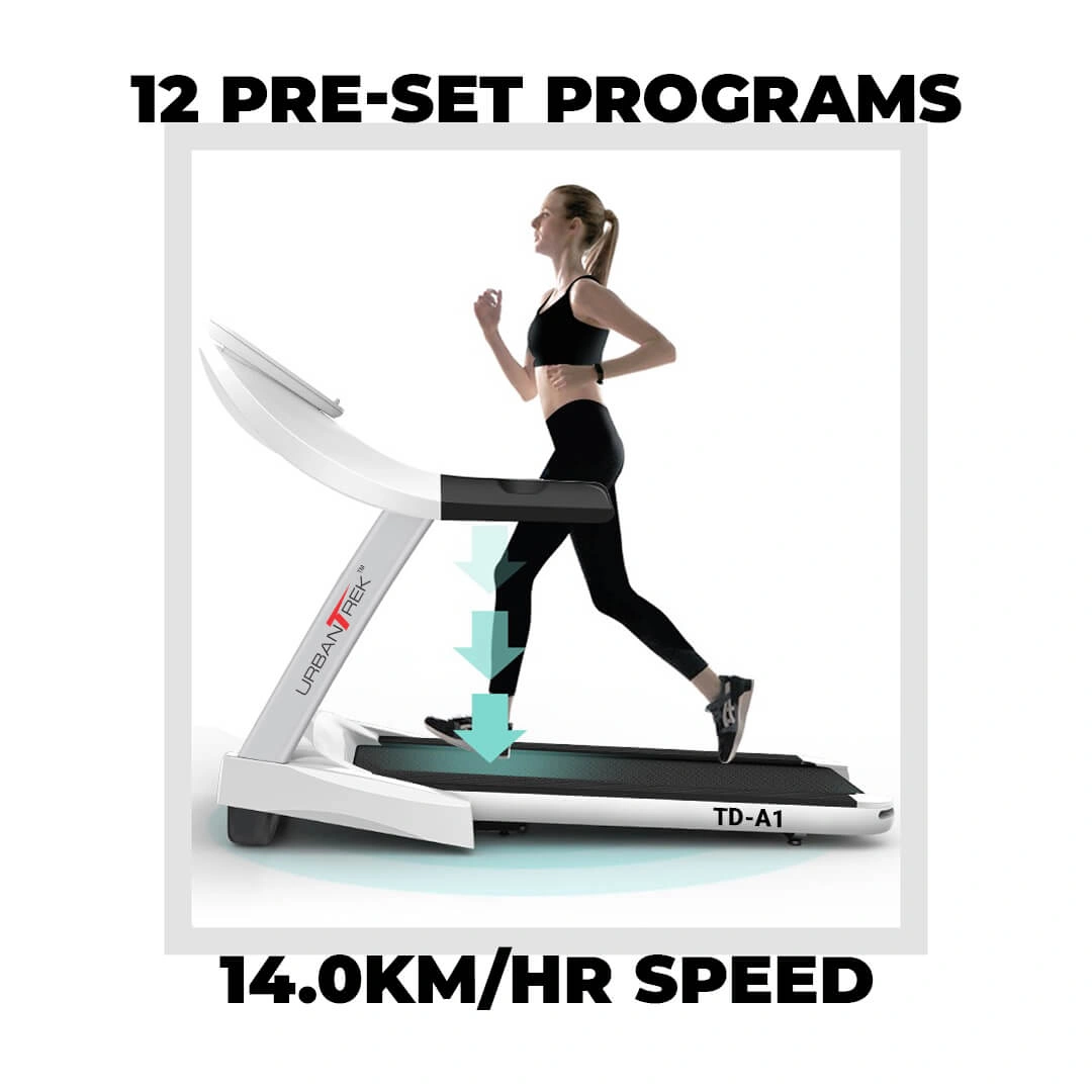 UrbanTrek® TD-A1 Motorized Treadmill with Android &amp; iOS Application-2