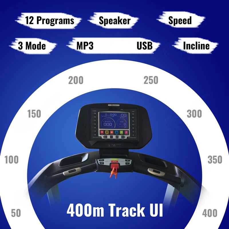 TDA-550®  Motorised Treadmill with 400m Track UI-1