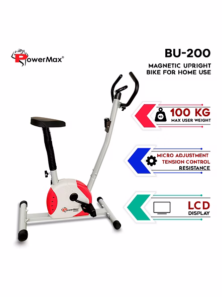 BU-200 Magnetic Upright Bike for Home Use