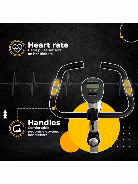 BU-515 Magnetic Upright Bike with LCD Display-2