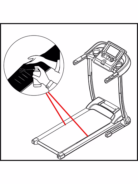 PMS-500S Silicone Oil Lubricant Spray for Treadmill, 500ml-1