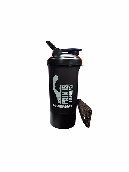 PSB-6S-B (600ml) Protein Shaker Bottle with Single Storage-4