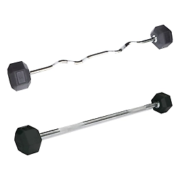 AEROFIT HEXAGON SHAPE RUBBER HEAD FIX BARBELL RODS