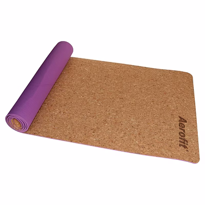 aerofit af 20 yoga mat tpe cork