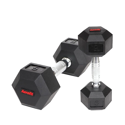AEROFIT RUBBER HEAD HEX DUMBBELLS