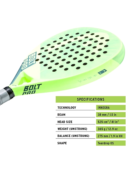 HEAD Bolt Pro 2023 Padel Racquet-1