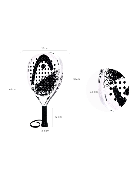 HEAD Flash Pro 2.0 SMU Padel Racquet-2