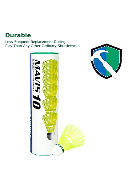 Yonex Shuttle Cork-Mavis 10-Green Cap-3