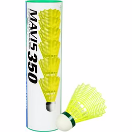 yonex mavis 350 green-nylon shuttle cork(6pc)-made in japan