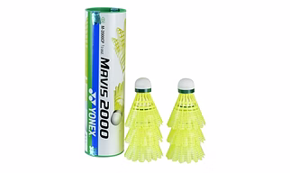 YONEX MAVIS 2000 GREEN-NYLON SHUTTLE CORK(6PC)-Made in Japan