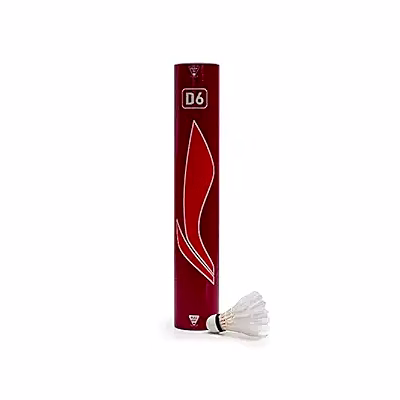 li ning d6 feather badminton shuttles(12pc)