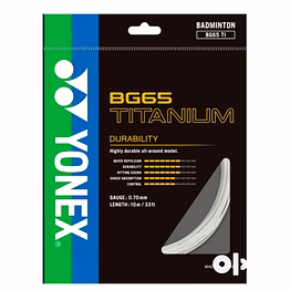yonex bg 65 ti badminton string( ass colours)-made in japan