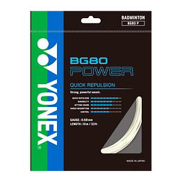 yonex bg 80 power badminton string( ass colours)-made in japan