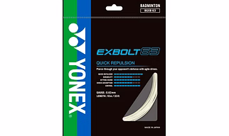 YONEX EXBOLT 63 BADMINTON STRING( ASS COLOURS)-MADE IN JAPAN