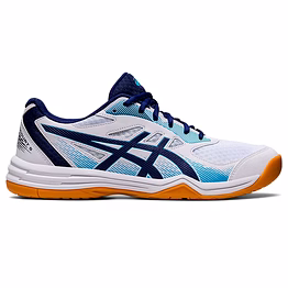asics upcoart 5 gs- white /peacoat- kids