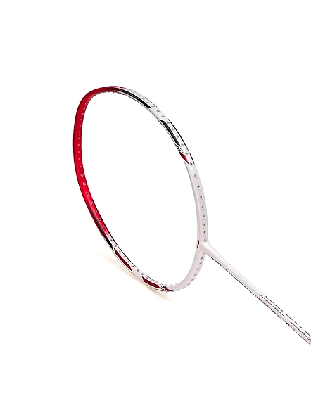 LI NING WINDSTORM 78S BADMINTON RACQUET(UNSTRUNG)-White/Black/Red-4