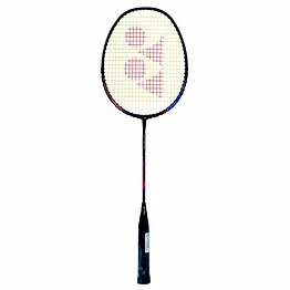 yonex nanoray light 18i graphite badminton racquet with free full cover (77 grams, 30 lbs tension, black)