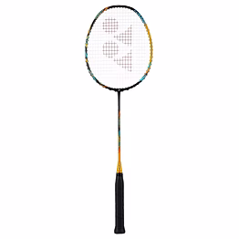 yonex graphite badminton racquet astrox 88d game with full cover (camel gold)