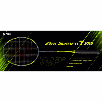 yonex arcsaber 7 pro badminton racket (un-strung)4u/g5-made in japan