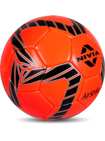 Nivia AIRSTRIKE Football-Orange-1