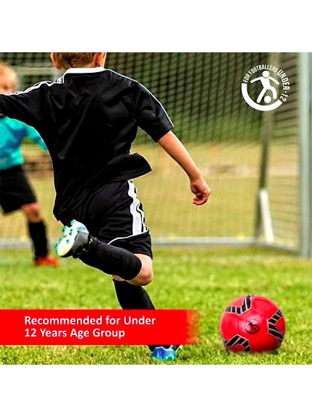 Nivia AIRSTRIKE Football-Red-3
