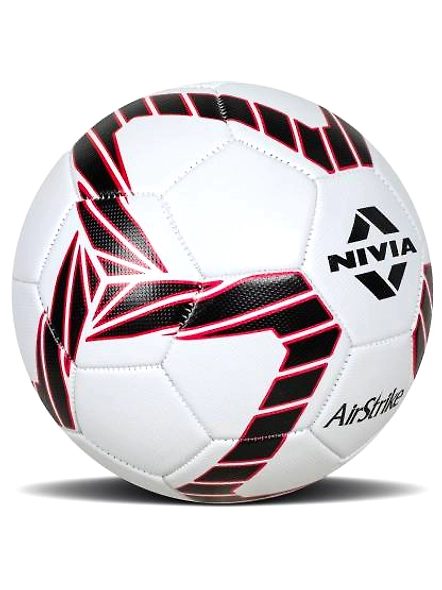 Nivia AIRSTRIKE Football-White-1