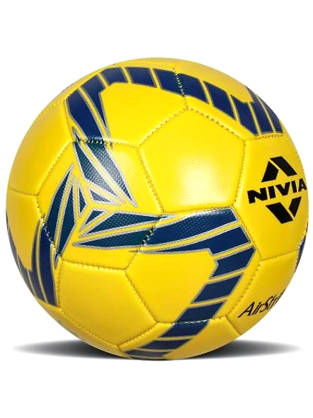 Nivia AIRSTRIKE Football-Yellow-1