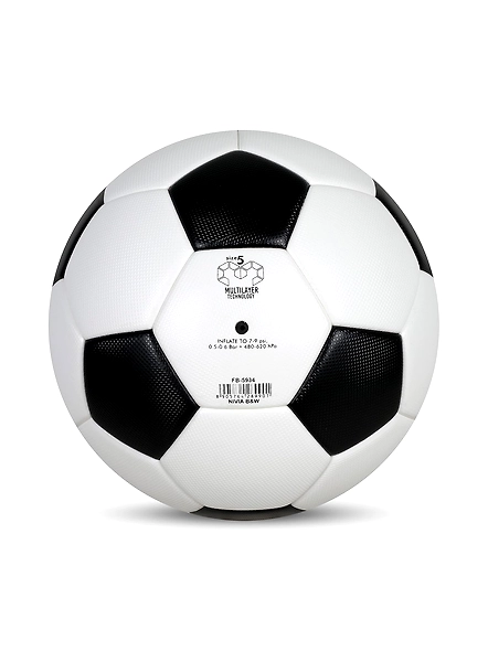 Nivia B&amp;W PU Football 32 Panel-5-2