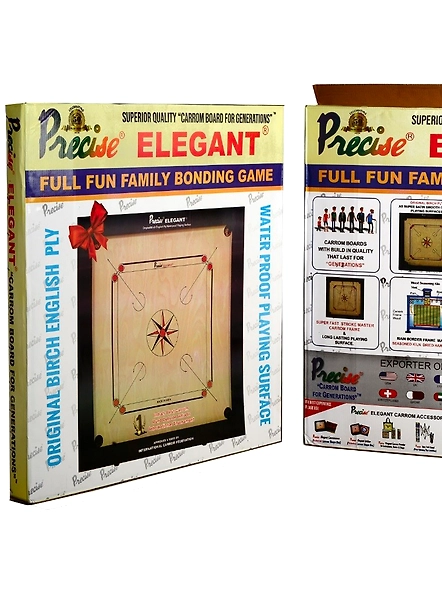 CARROM BOARDS PRECISE ELEGANT CHAMPION- ENGLISH PLY-24MM-3