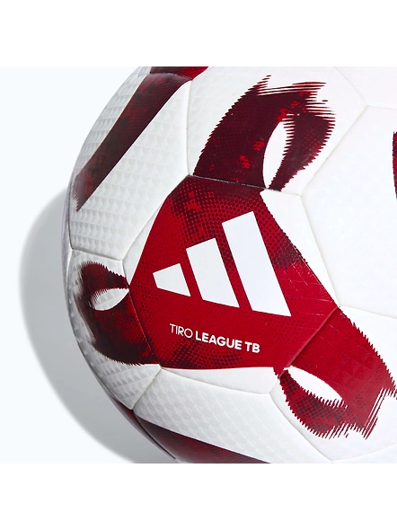 adidas TIRO League TB Ball Size 5-White / Team Colleg Burgundy / Team Collegiate Red-4