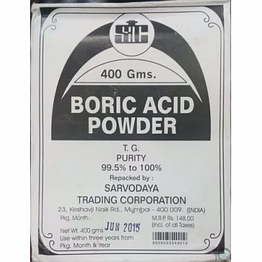sarvodaya carrom boricpowder- pure ip grade-400gm
