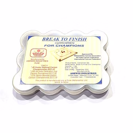 ashwin carrom coins- break to finish for champions( competition coins)
