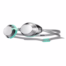 tyr vecta racing mirrored swimming goggles - adult- 16+