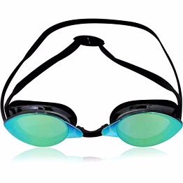 nivia pro-speed mirrored competion swimming goggles adult 15+