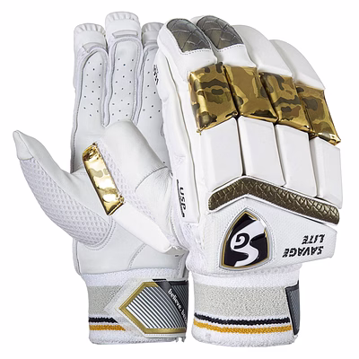 sg savage lite batting gloves -junior-8-11yrs