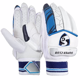 sg super club batting gloves-youth 11-14yrs