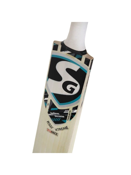 SG RSD Xtreme® Traditionally Shaped English Willow grade 6 Cricket Bat (Leather Ball)-1021-Size-4