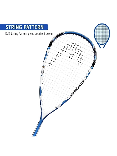 HEAD MICROGEL 125 SQUASH RACKET-3