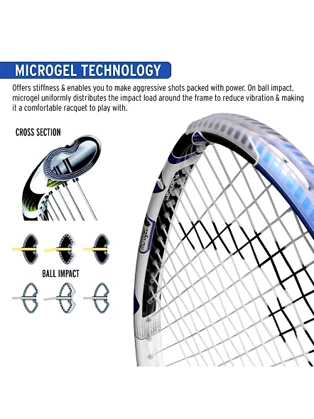 HEAD MICROGEL 125 SQUASH RACKET-5
