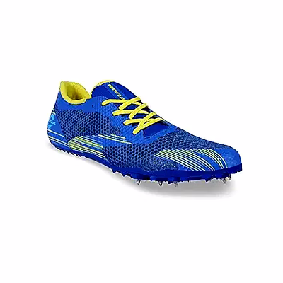 nivia tf 100 running spikes - sprinting spikes- blue