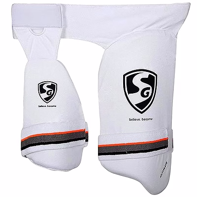 sg ultimate combo cricket thigh guards-lh