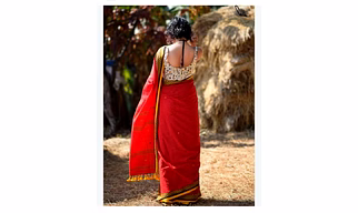 Pure Soft Cotton Silk  with Special Printed Work for  durga pooja saree or women