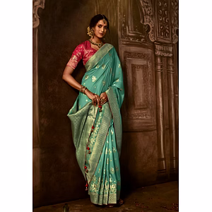 yellow designer indian wedding saree collection in festival season  with pure viscose Dola silk sarees for women and Girls