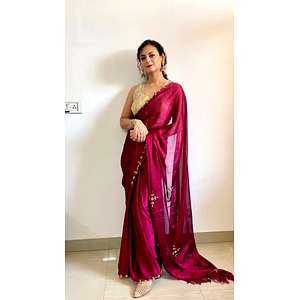 Marron Budget friendly  Dana Rangoli Silk Sarees in best price and quality for women