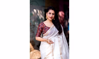 Soft Kota Doria fabric Indian Pattu saree with zari for women and Girls in Best price