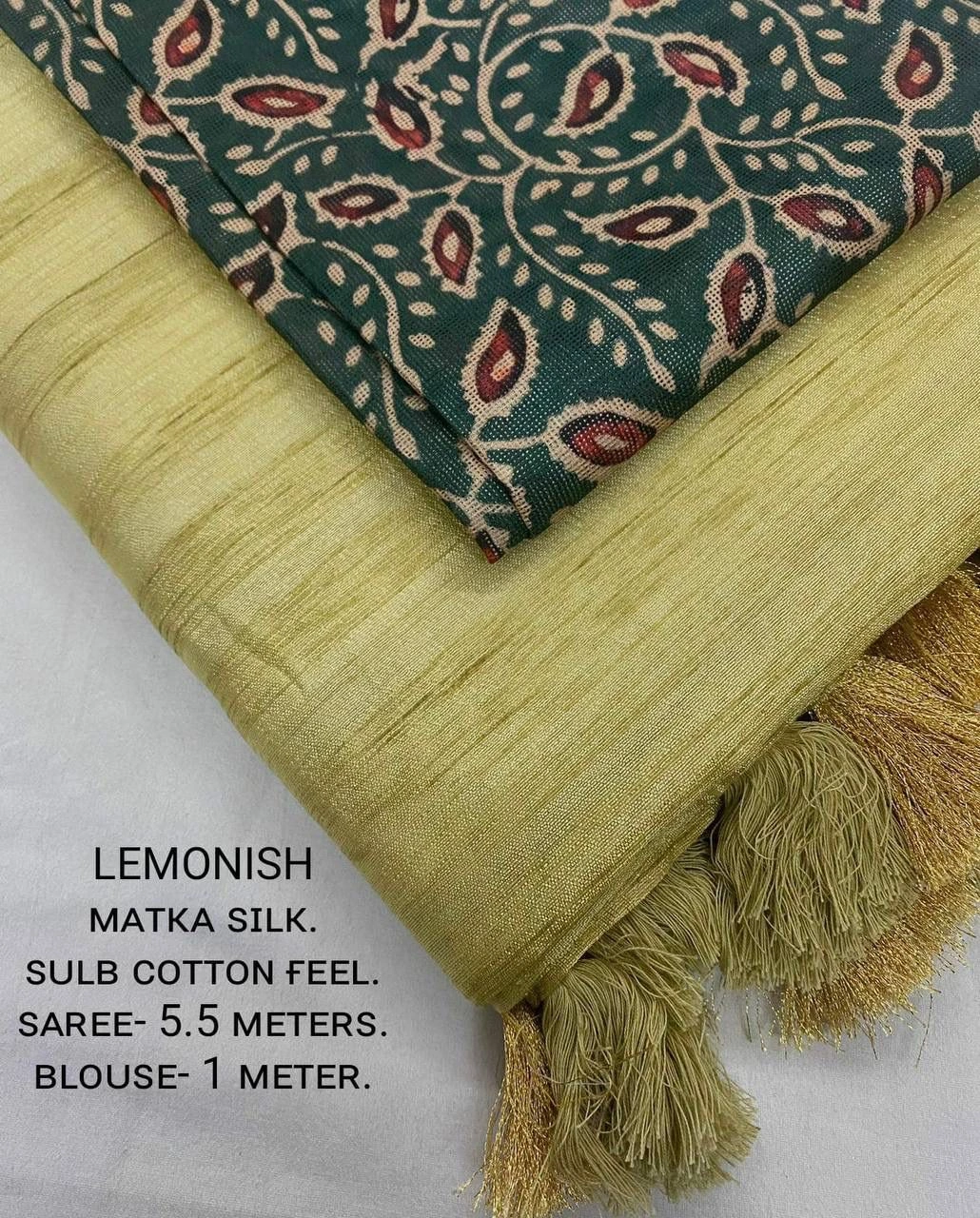 Soft Silk Saree with Allover Woven Slub for Women - Elegant Matka Silk Ethnic Wear-LEMONISH-3