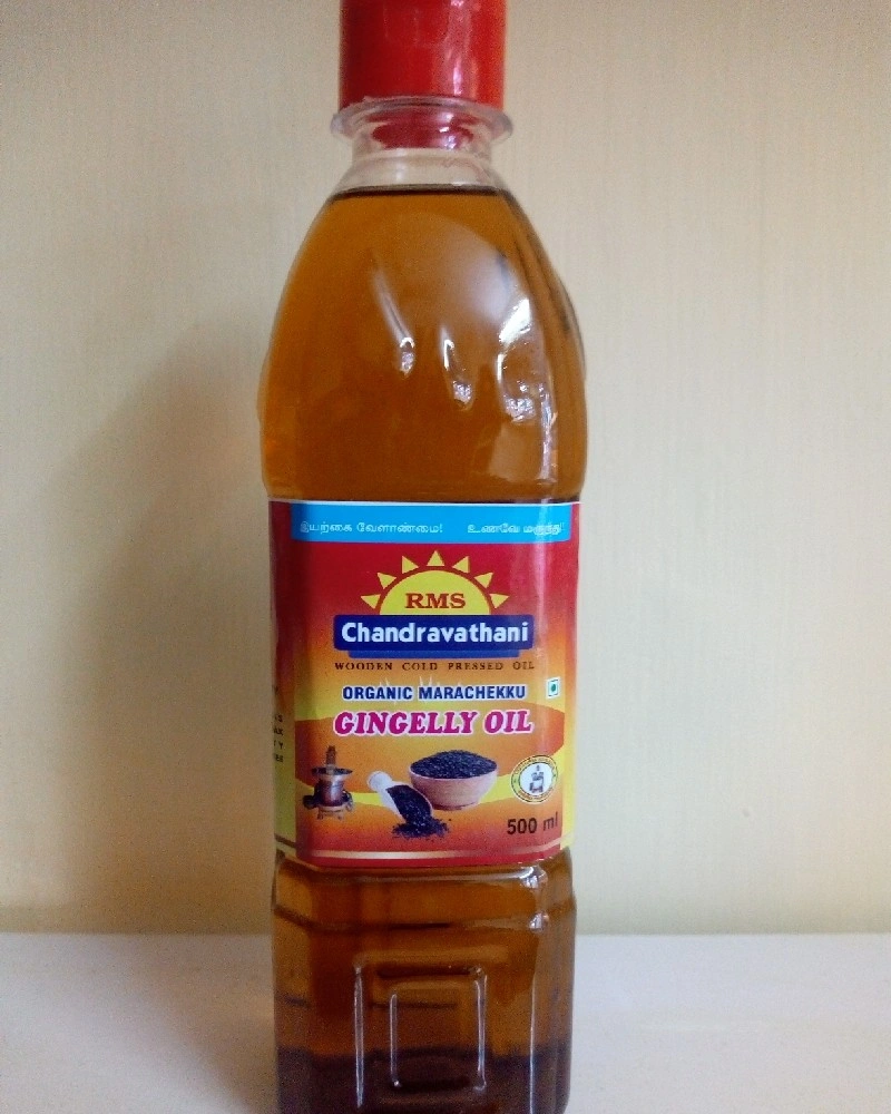 RMS Chandravathani Organic Marachekku Gingelly Oil or Sesame Oil 500ml-OIL2