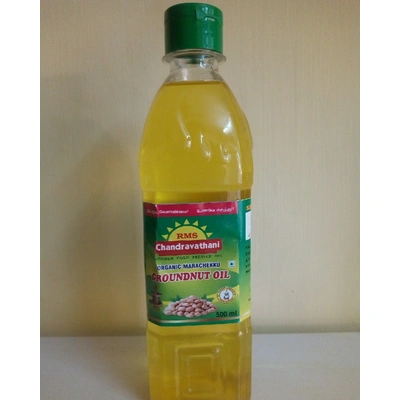 RMS Chandravathani Organic Marachekku Groundnut Oil 500ml