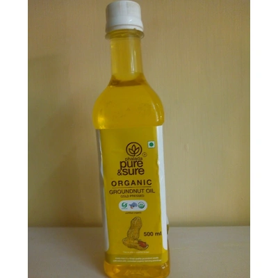 Pure & Sure Organic Groundnut Oil 500ml