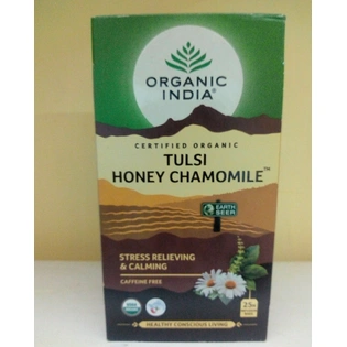 Organic India Tulsi Honey Chamomile (25 Infusion Bags)